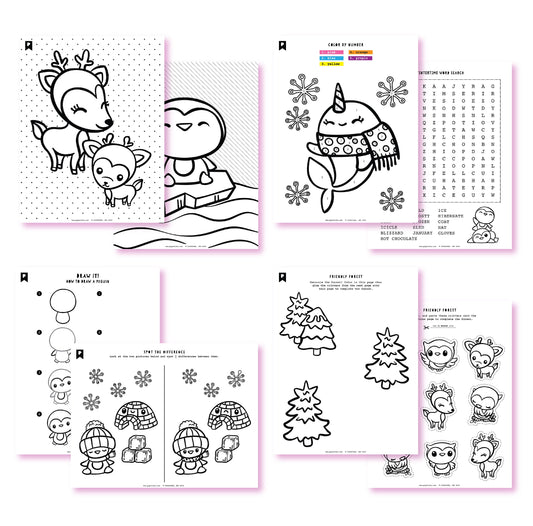 Frosty Friends Kids Printables