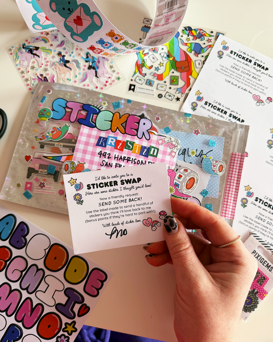 Sticker Swap Snail Mail