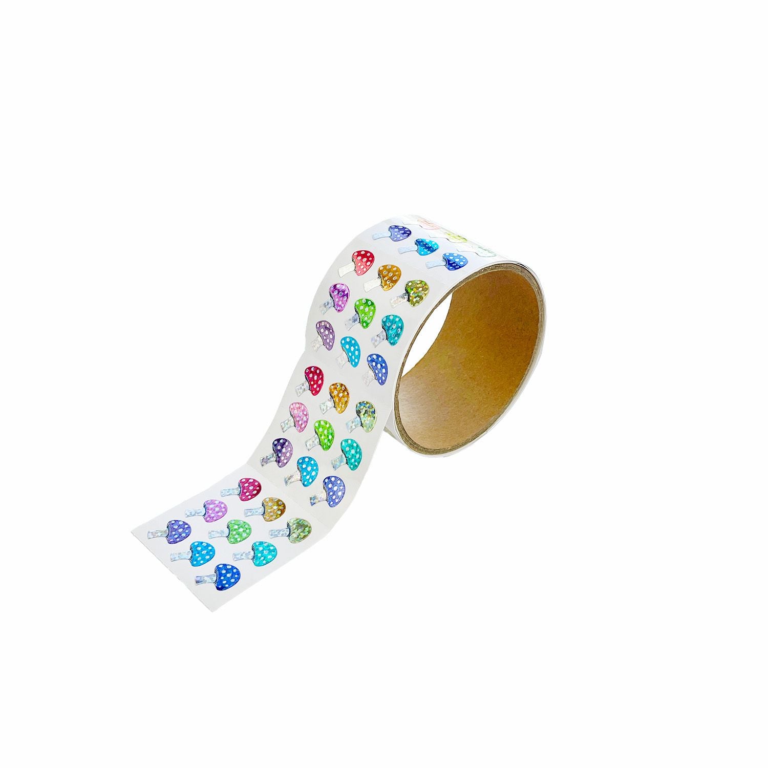Color Pop Toadstools Stickers on the Roll