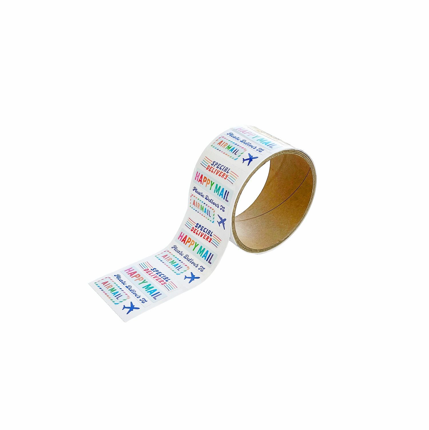 Happy Mail Stickers on the Roll