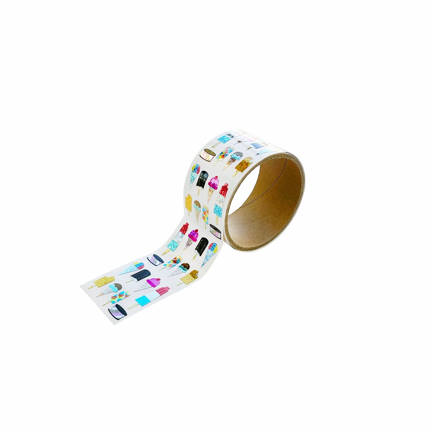 Ice Cream Treats Stickers on the Roll