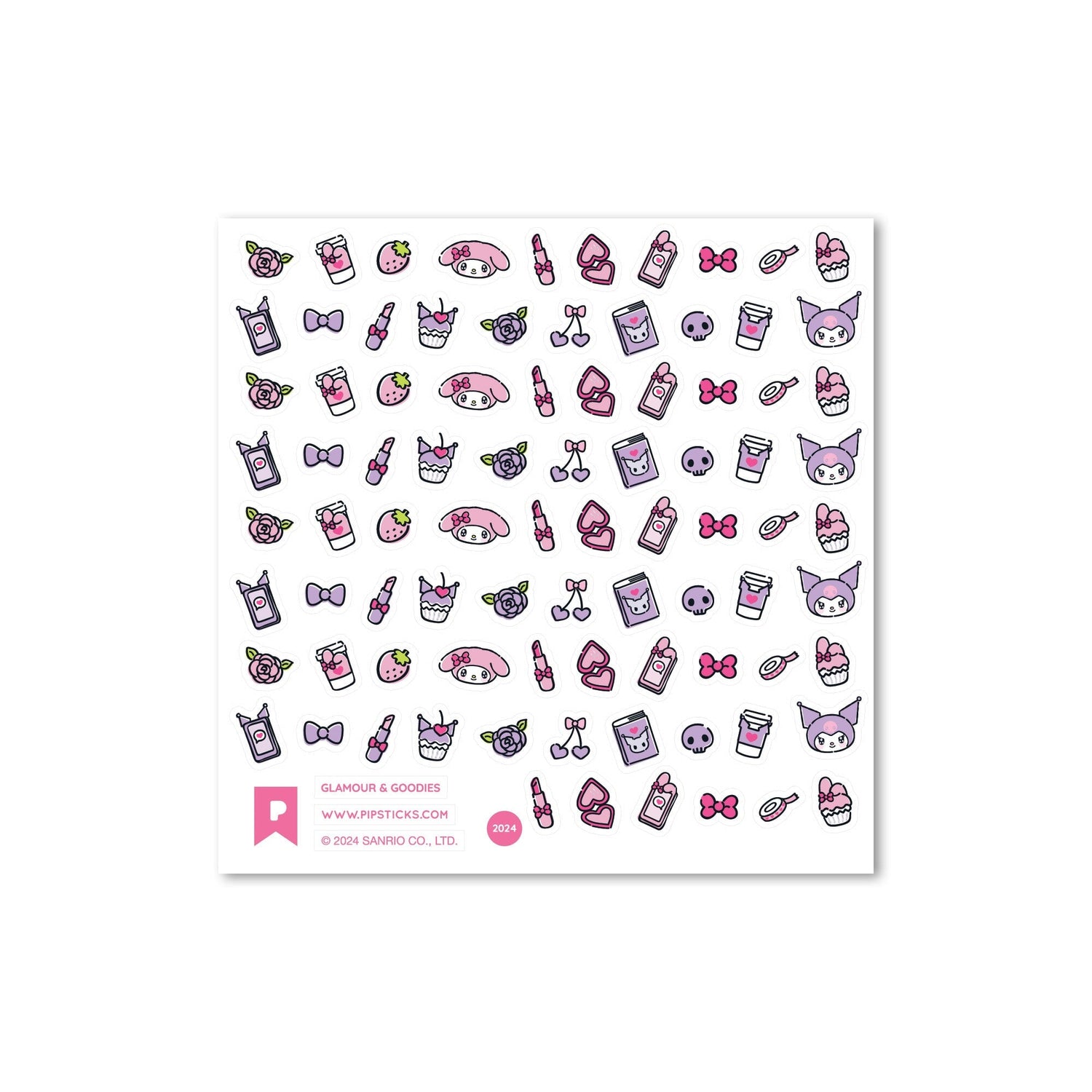 I Heart You Hello Kitty Sticker Pack