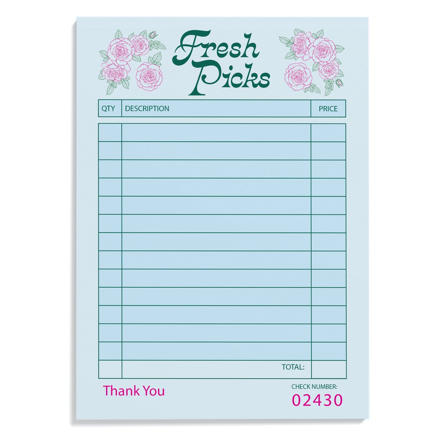 Fresh Picks Notepad