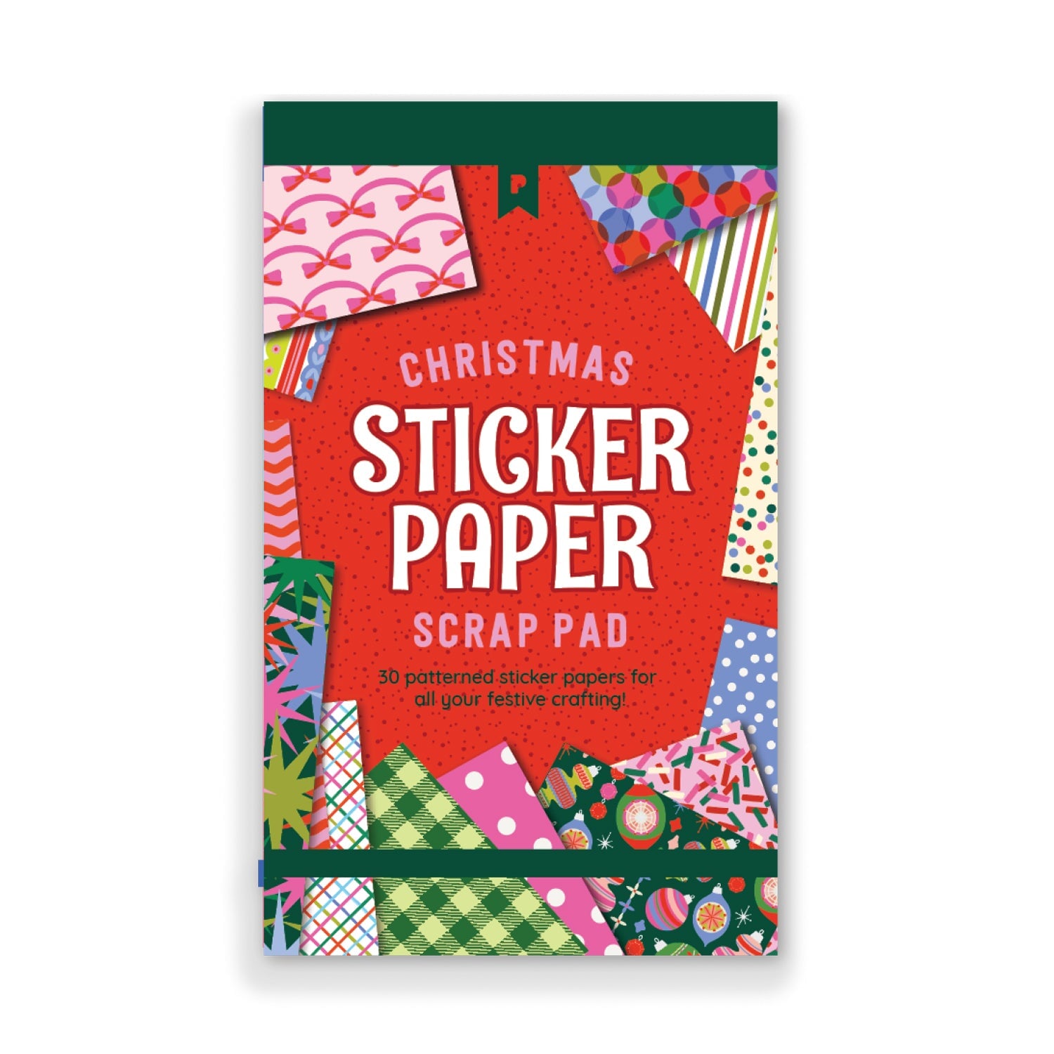 Charming Christmas Sticker Paper Scrap Pad