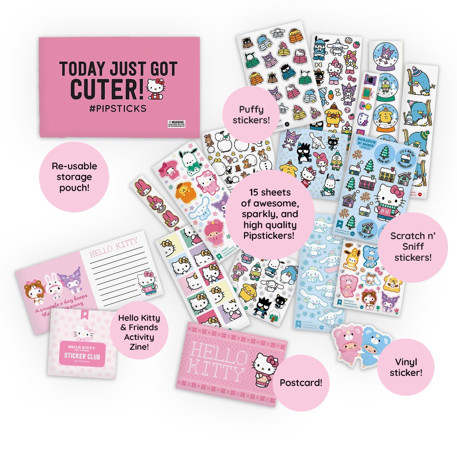Sweet Snuggles Hello Kitty and Friends Pack