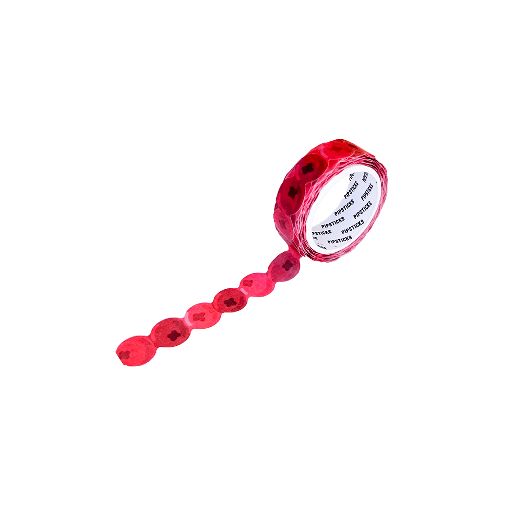 Cranberry Chain Washi