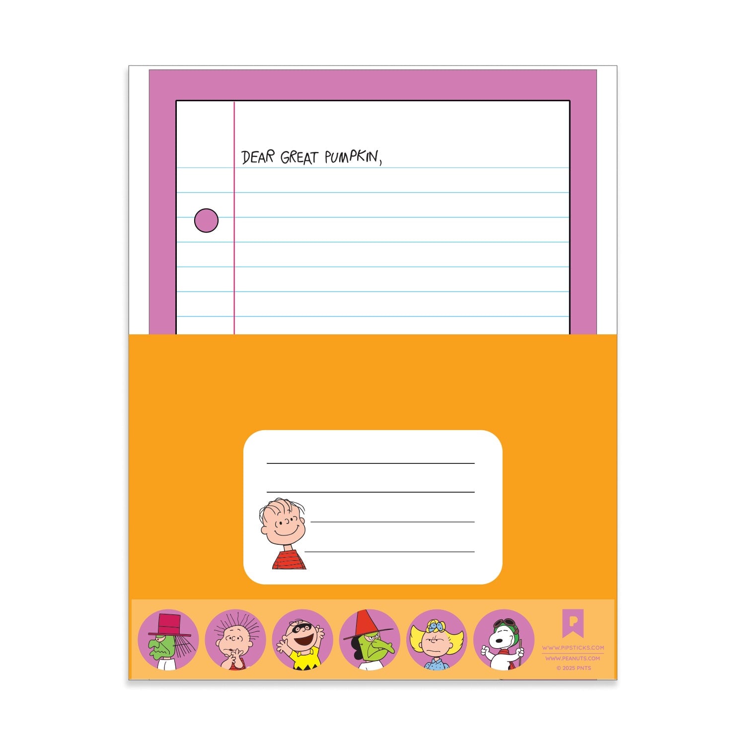 Peanuts Dear Great Pumpkin Letter Kit