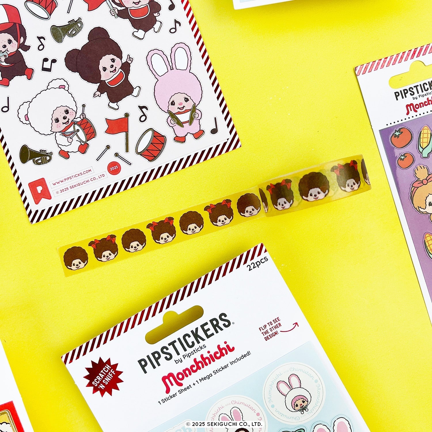 Monchhichi Girl & Boy Washi