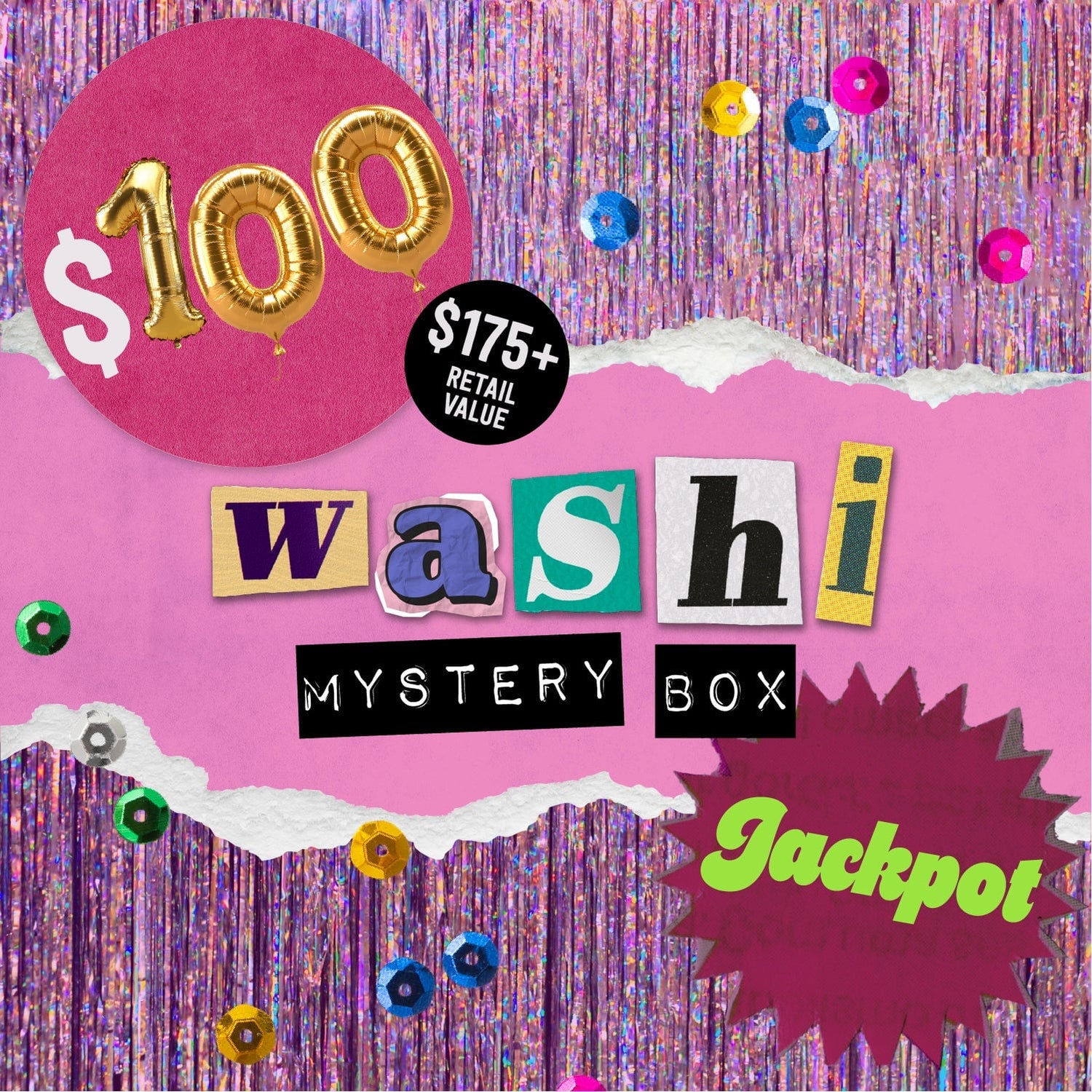Jackpot Mystery Washi Box