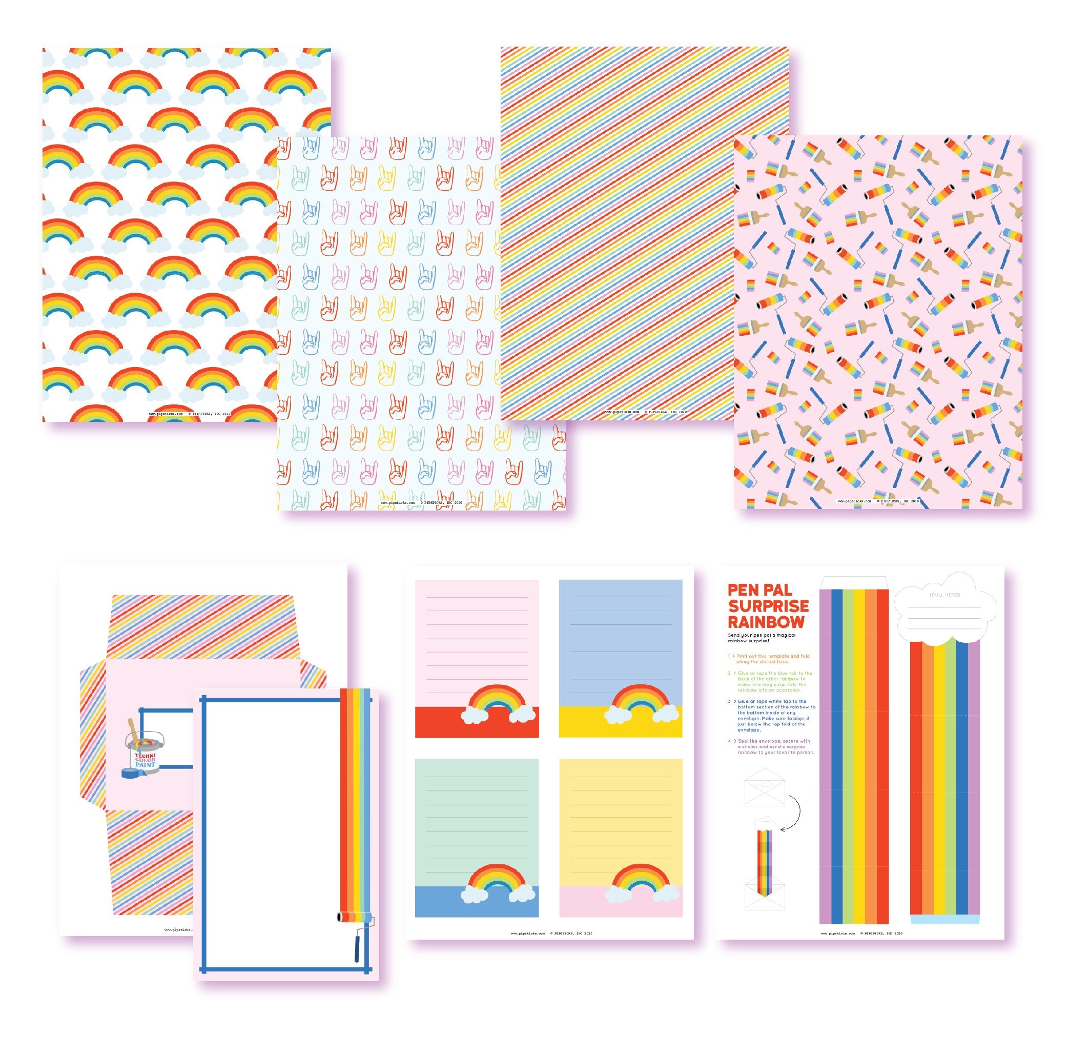 I Love Hue, Rainbow! Pro Printables