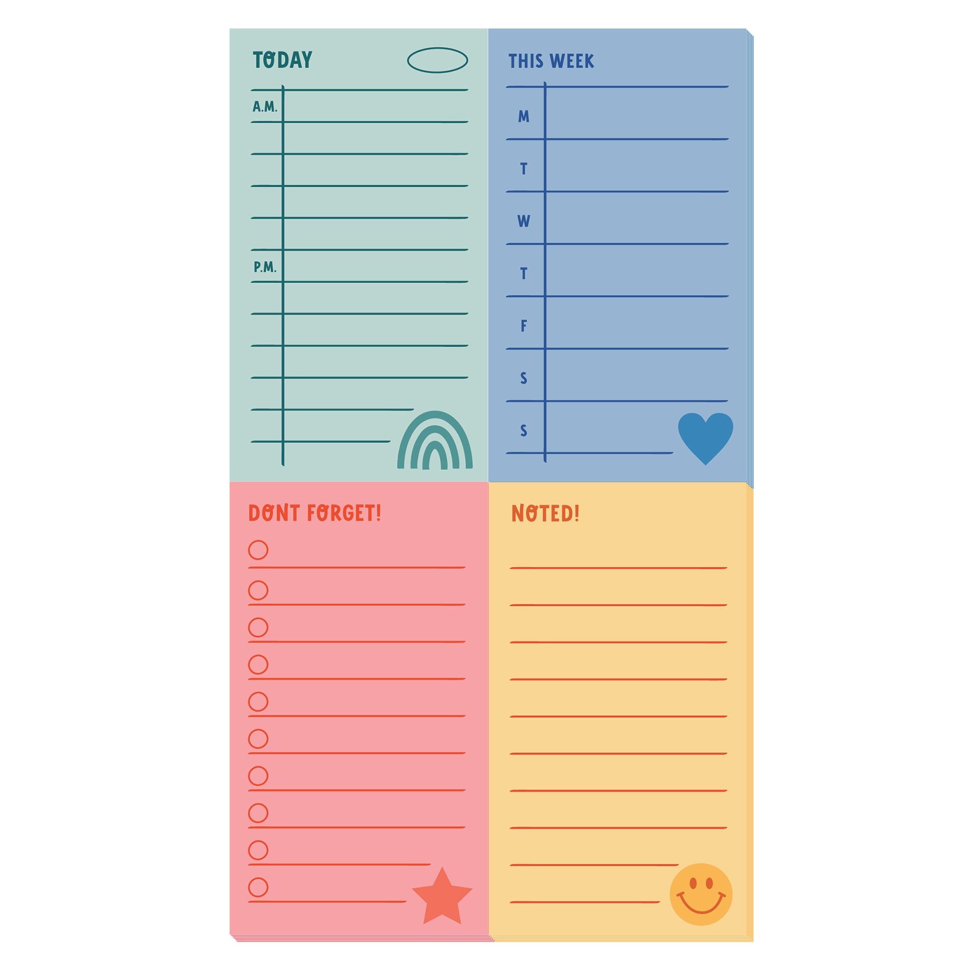 Hearts, Stars & Rainbows Stationery Box