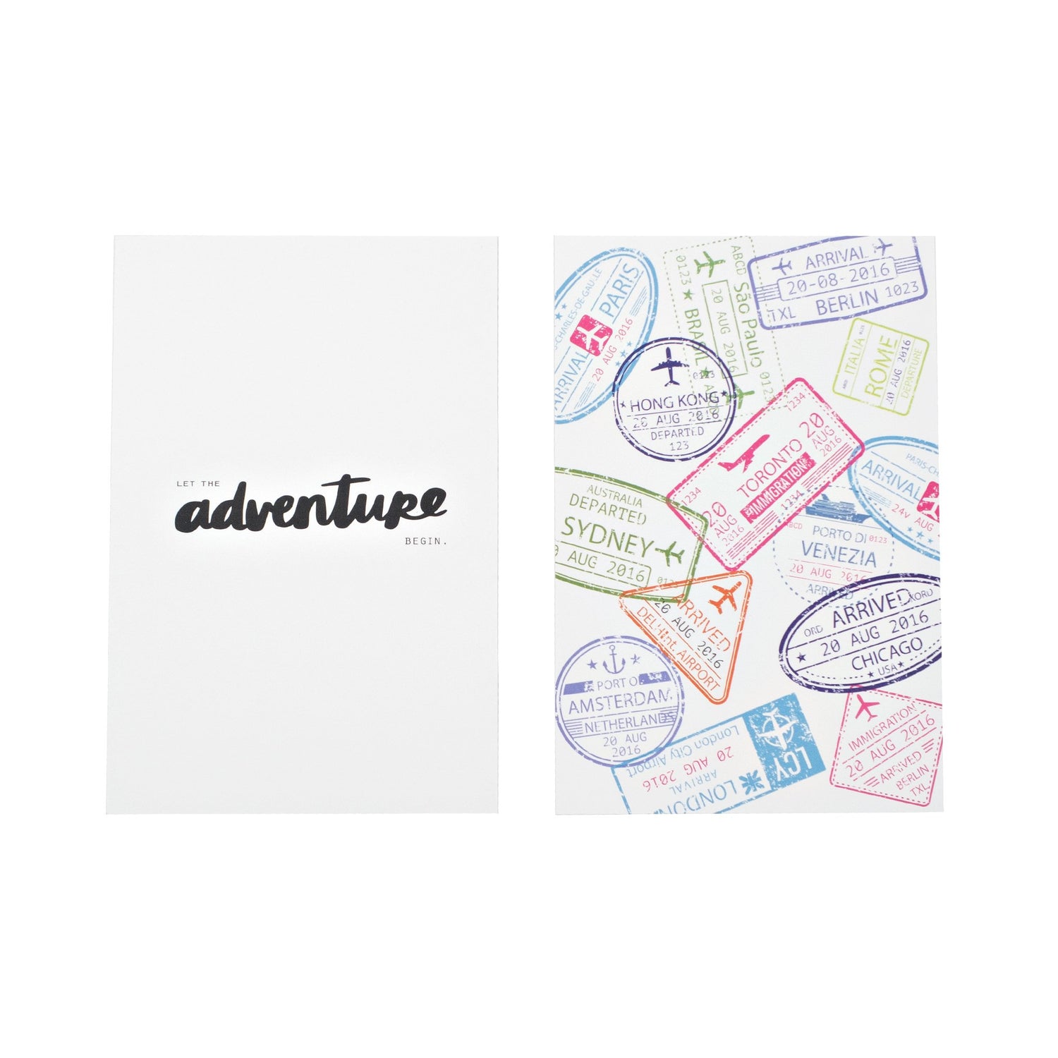 Let The Adventure Begin Mini Quote Card Pack
