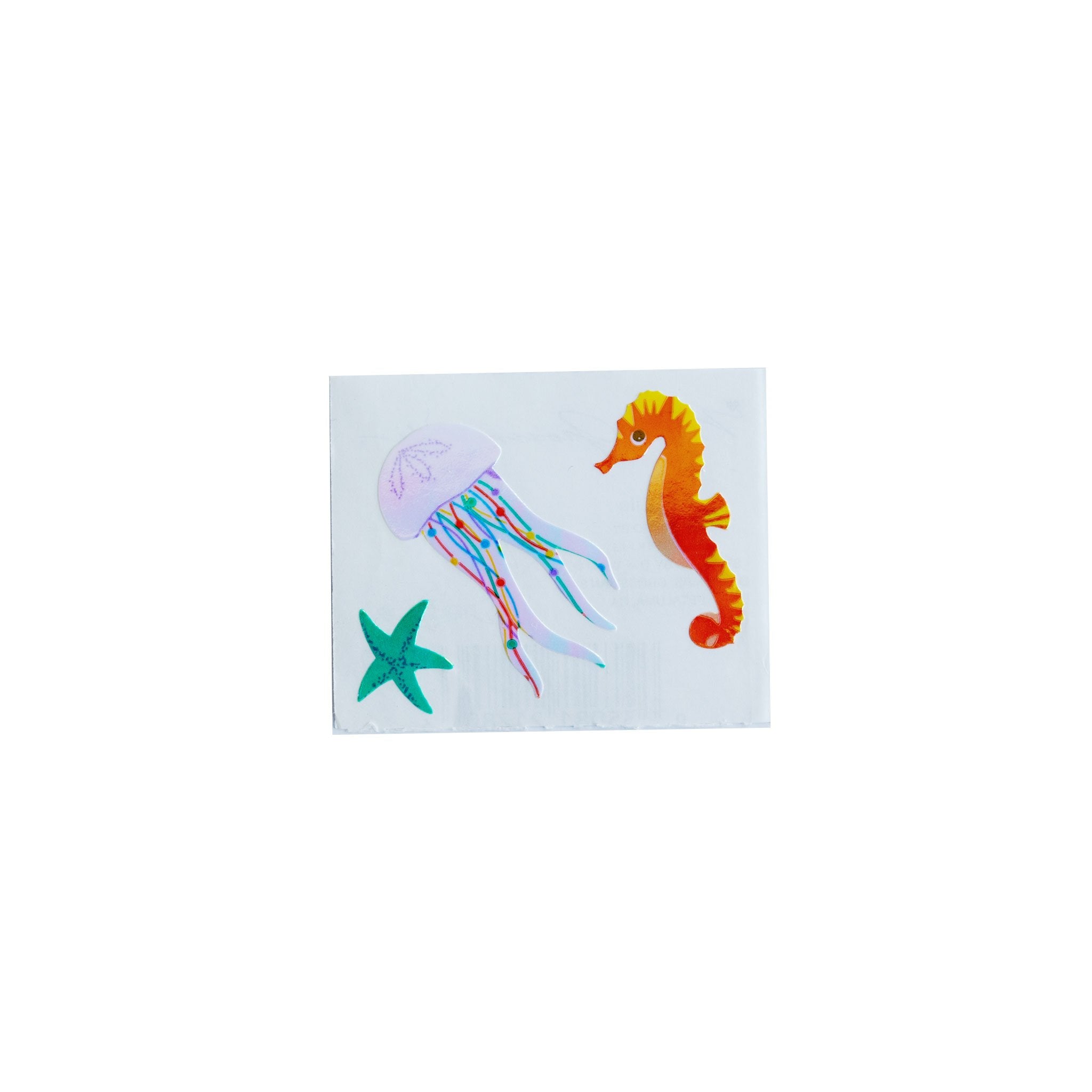 Sea Life Holographic Sticker Sheets