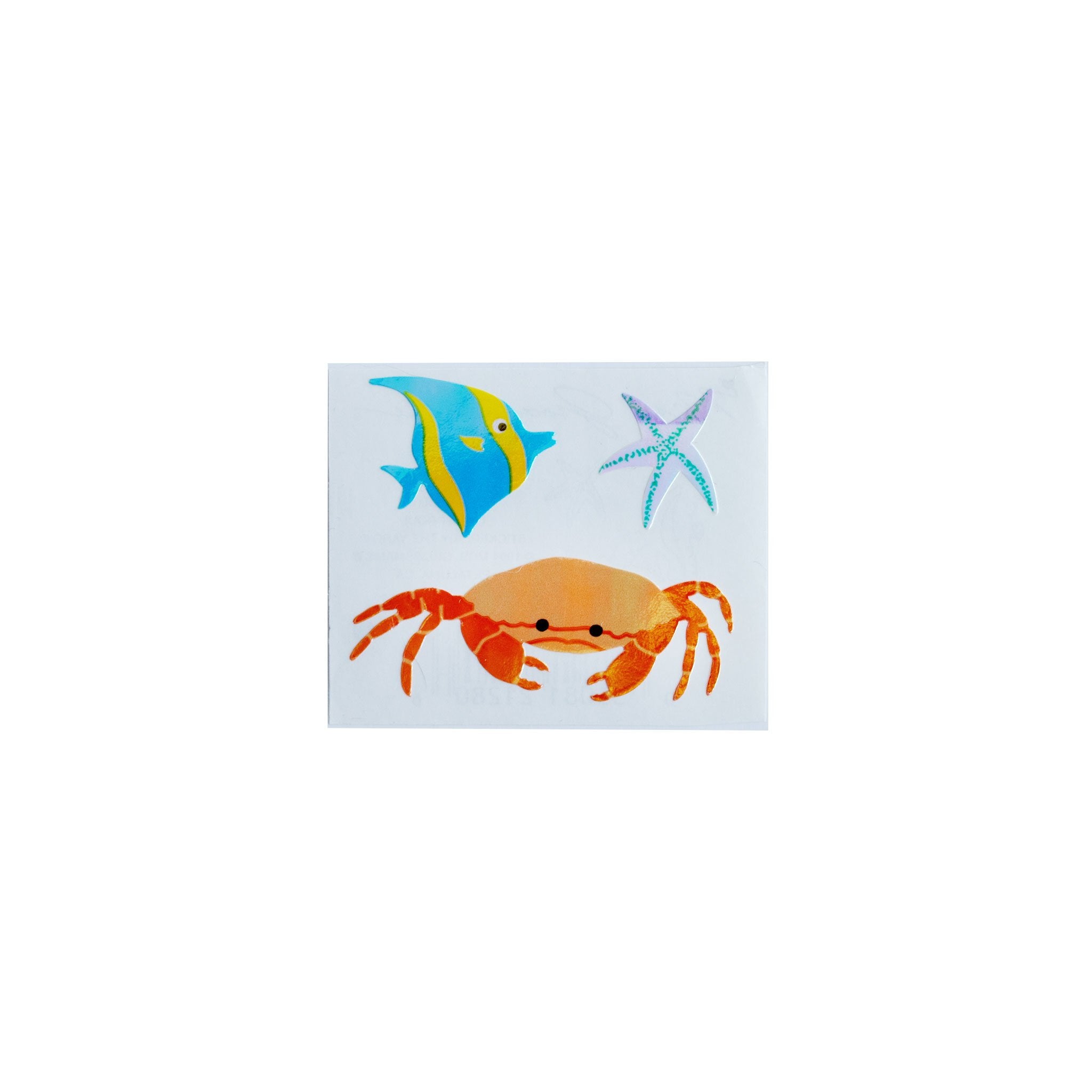 Sea Life Holographic Sticker Sheets
